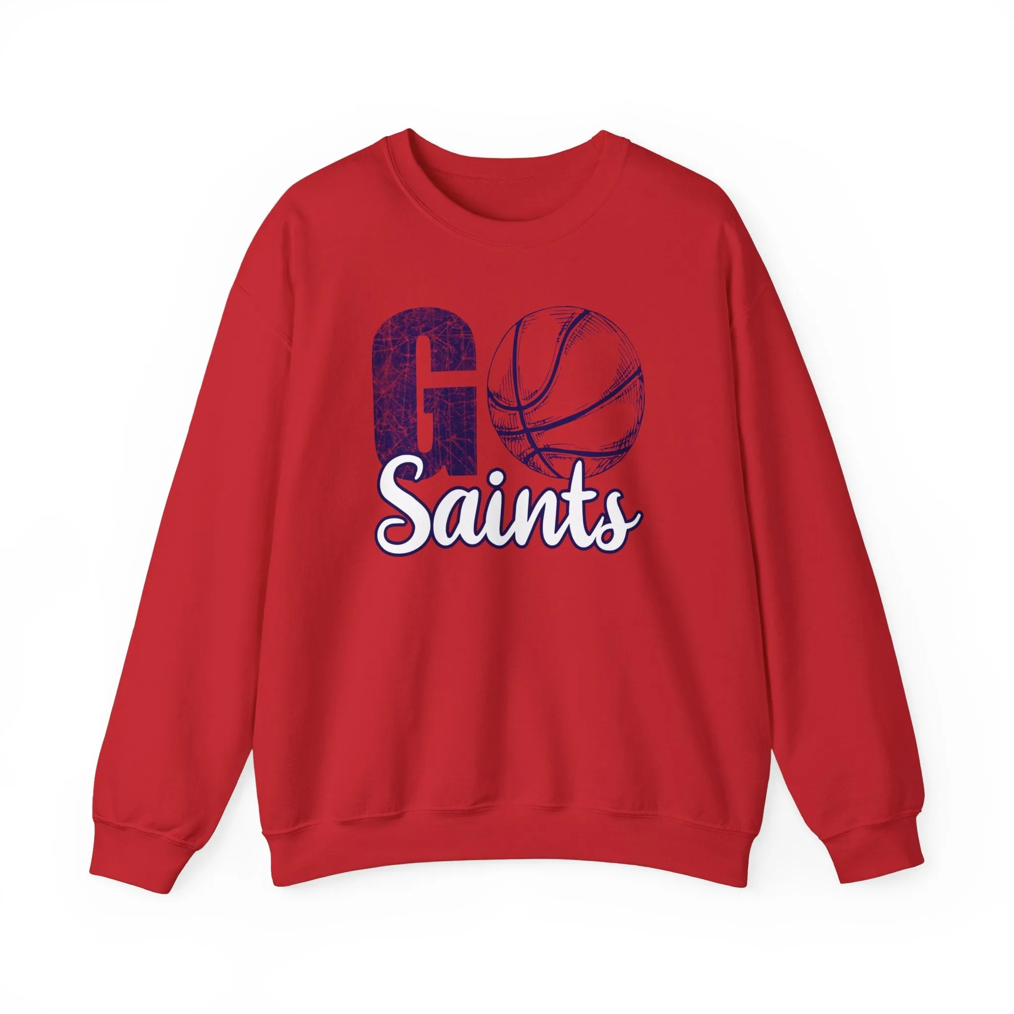 Go Saints Basketball Unisex Heavy Blend™ Crewneck Sweatshirt