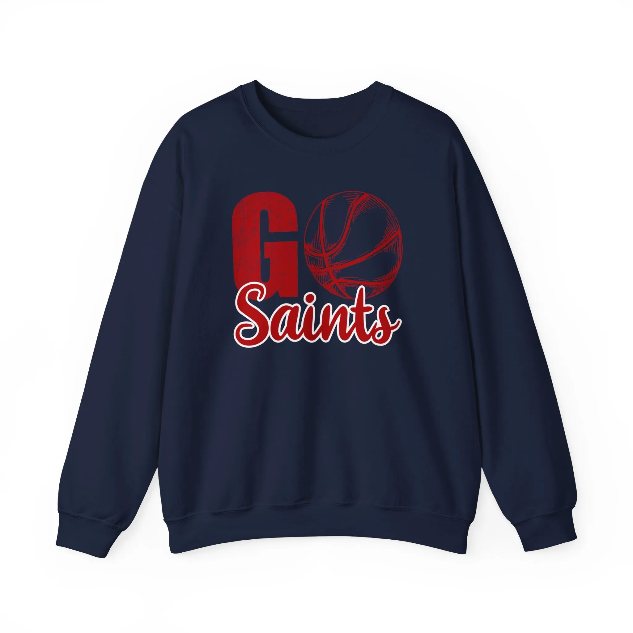 Go Saints Basketball Unisex Heavy Blend™ Crewneck Sweatshirt