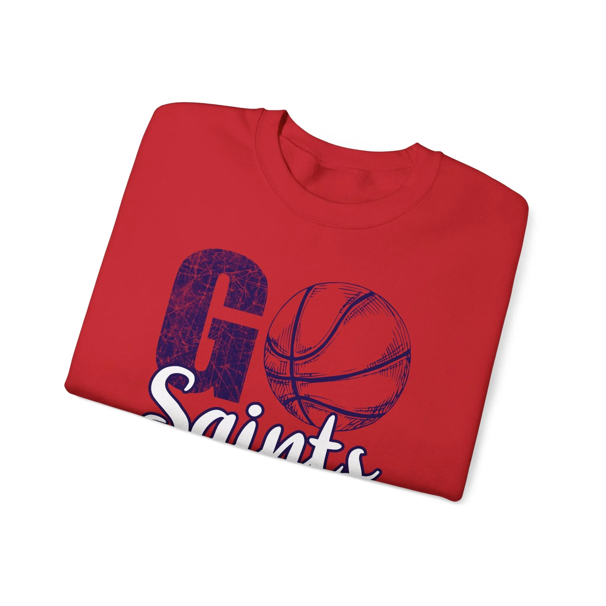 Go Saints Basketball Unisex Heavy Blend™ Crewneck Sweatshirt