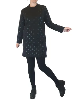 Gorman black jumper dress with black polka dots size 8 (excellent condition)
