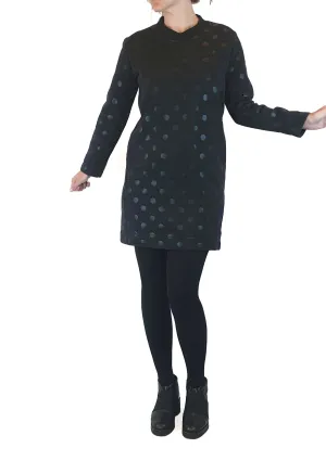Gorman black jumper dress with black polka dots size 8 (very good condition)