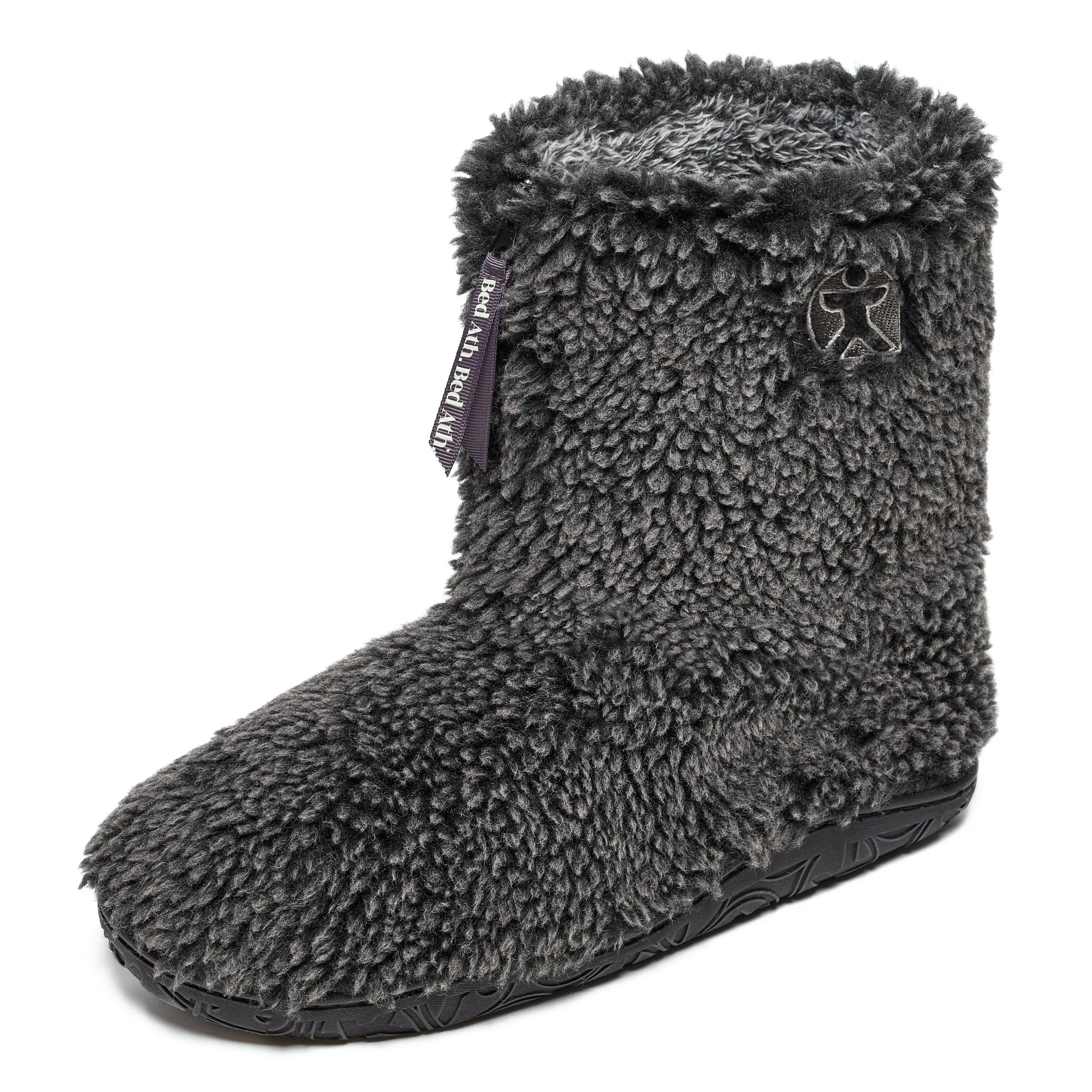 Gosling - Snow Tipped Sherpa Men's Slipper Boot - Washed Black