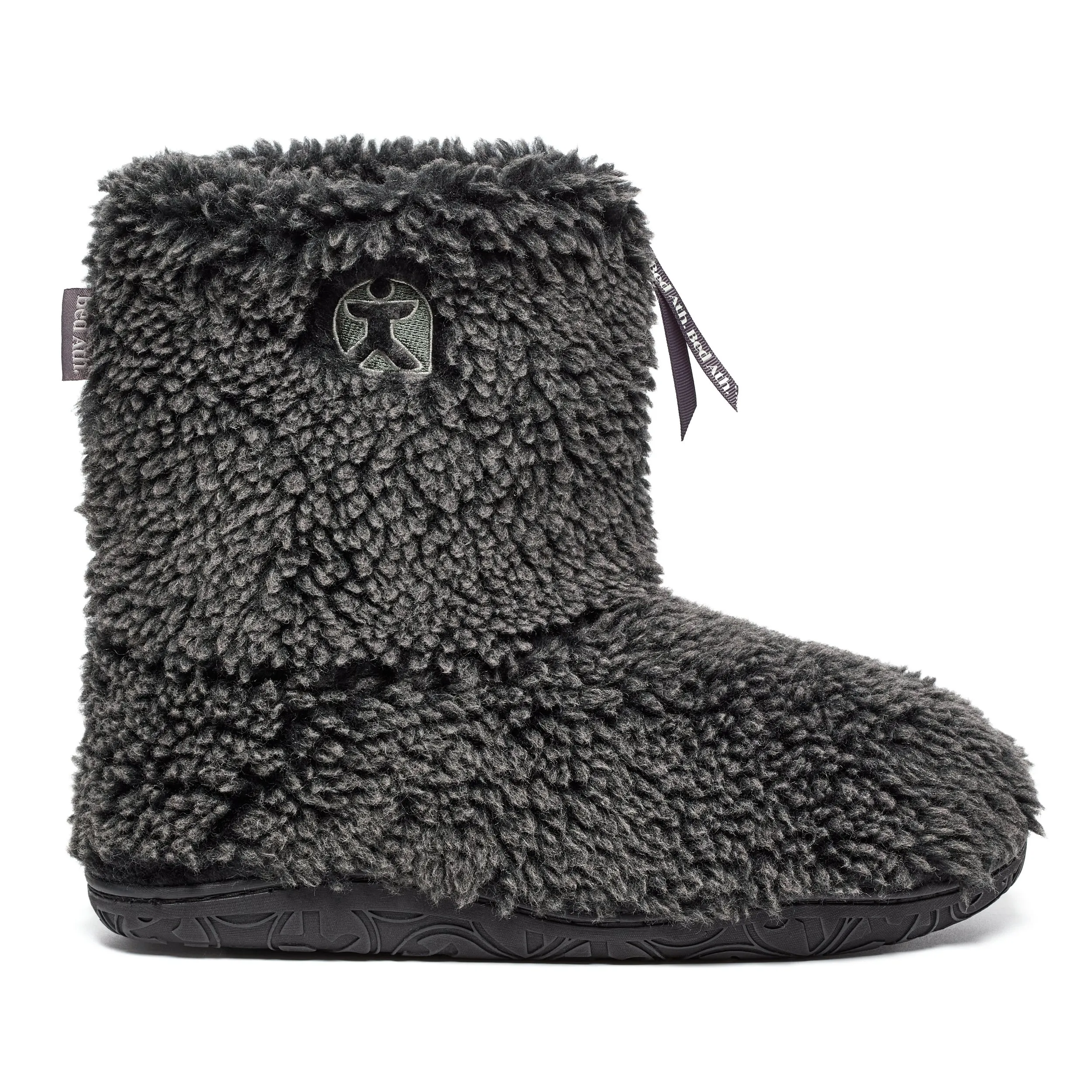 Gosling - Snow Tipped Sherpa Men's Slipper Boot - Washed Black
