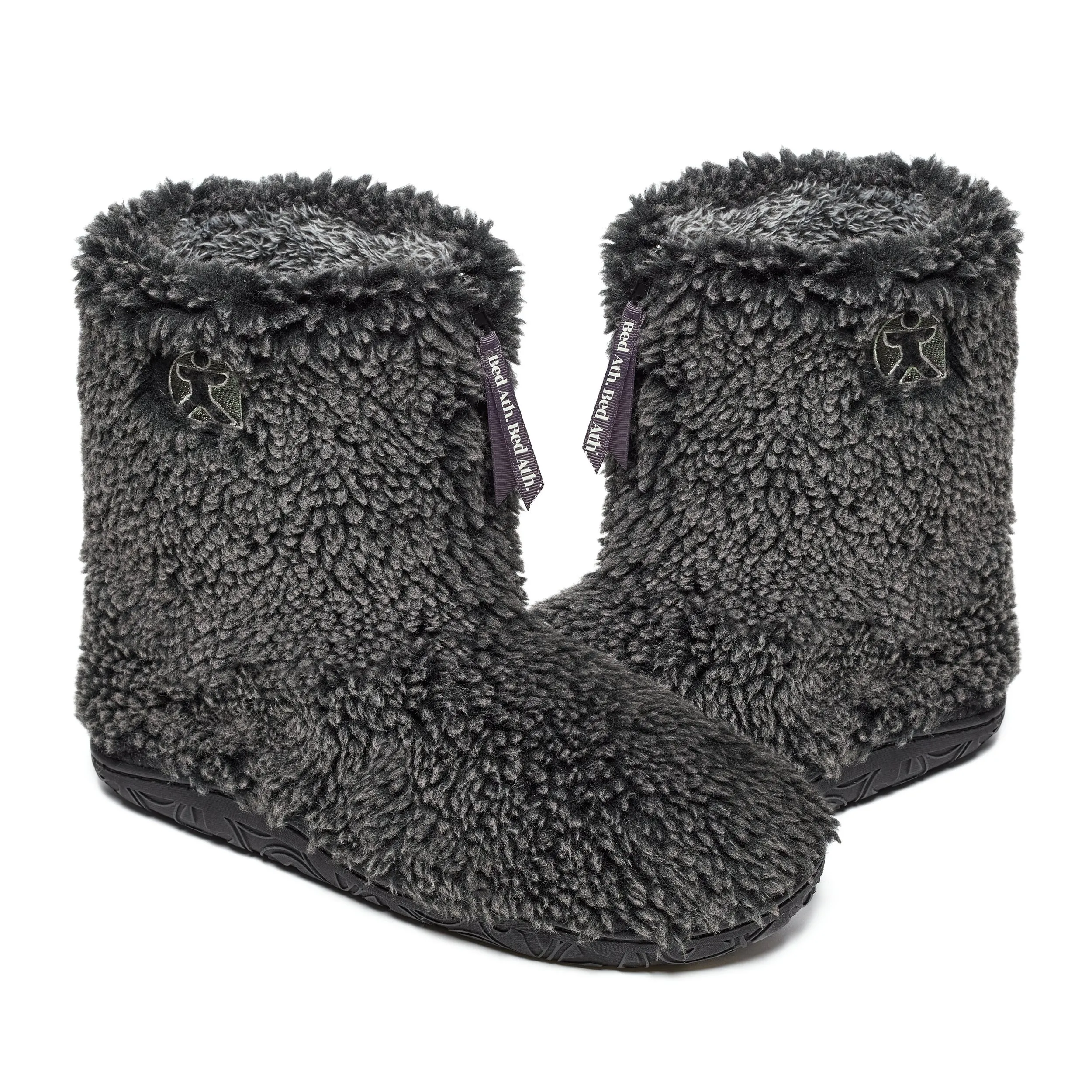 Gosling - Snow Tipped Sherpa Men's Slipper Boot - Washed Black