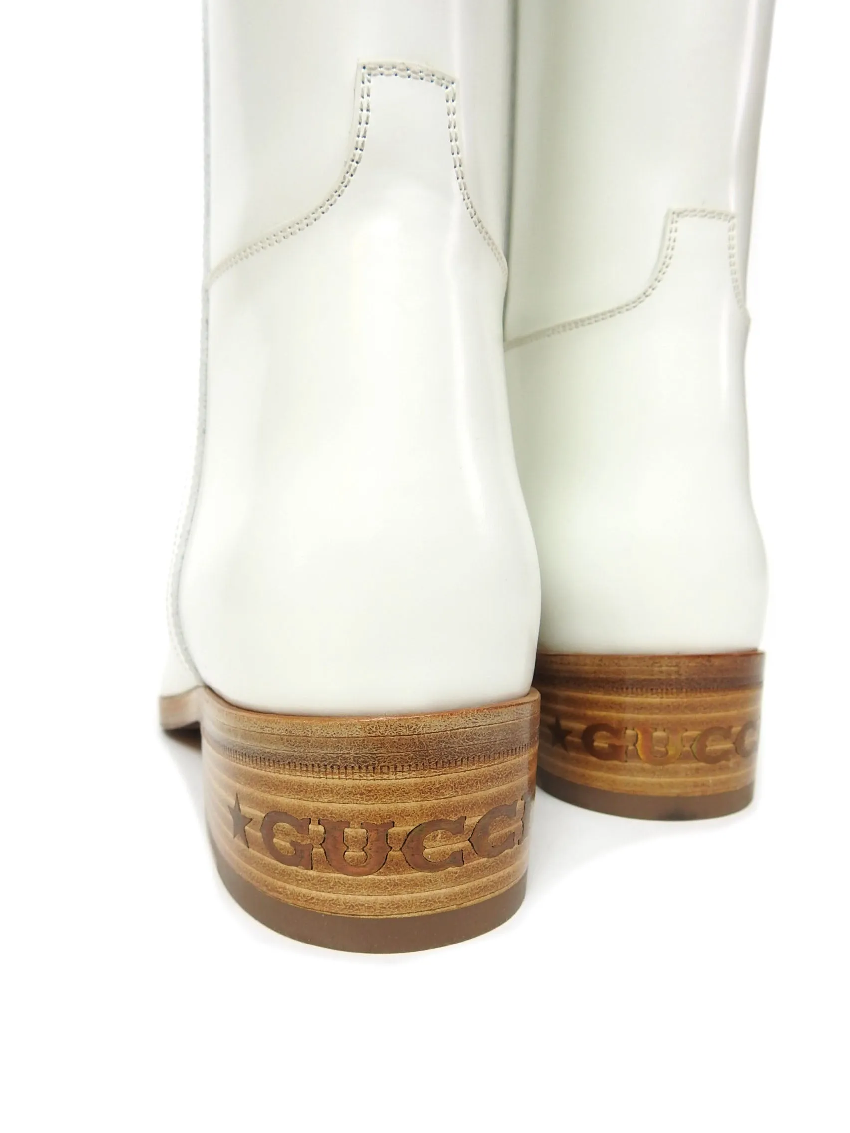 Gucci Leather Boots Size 10