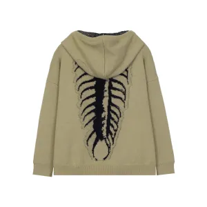 High Street Skeleton Patchwork Hoodie
