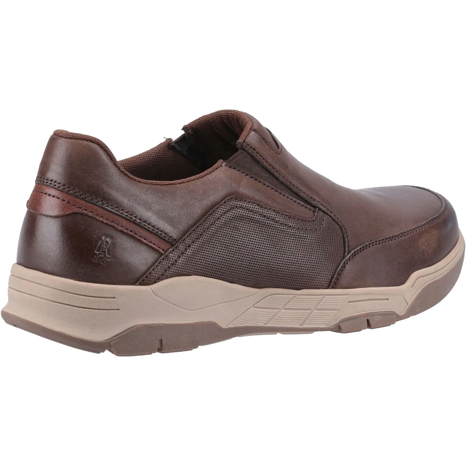 Hush Puppies Fletcher Leather Men's Coffee Loafers