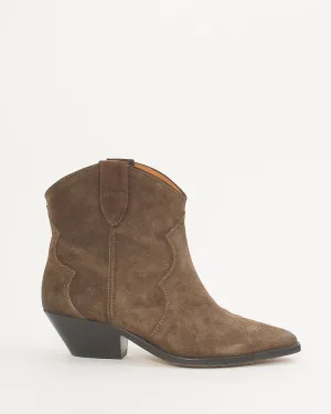 Isabel Marant Beige Taupe Suede Dewina Boots - 39