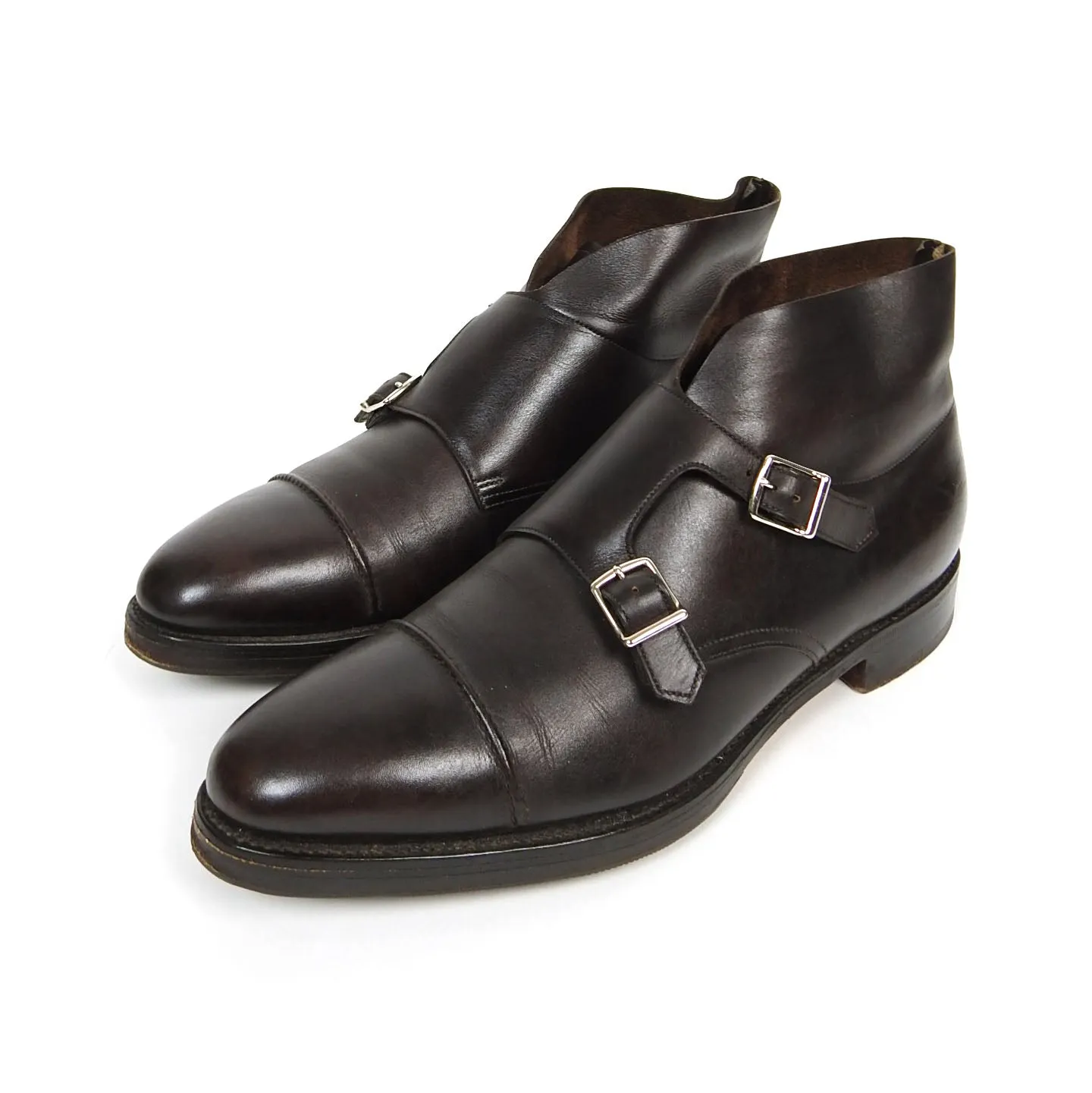 John Lobb Monk Strap Boots Size 9