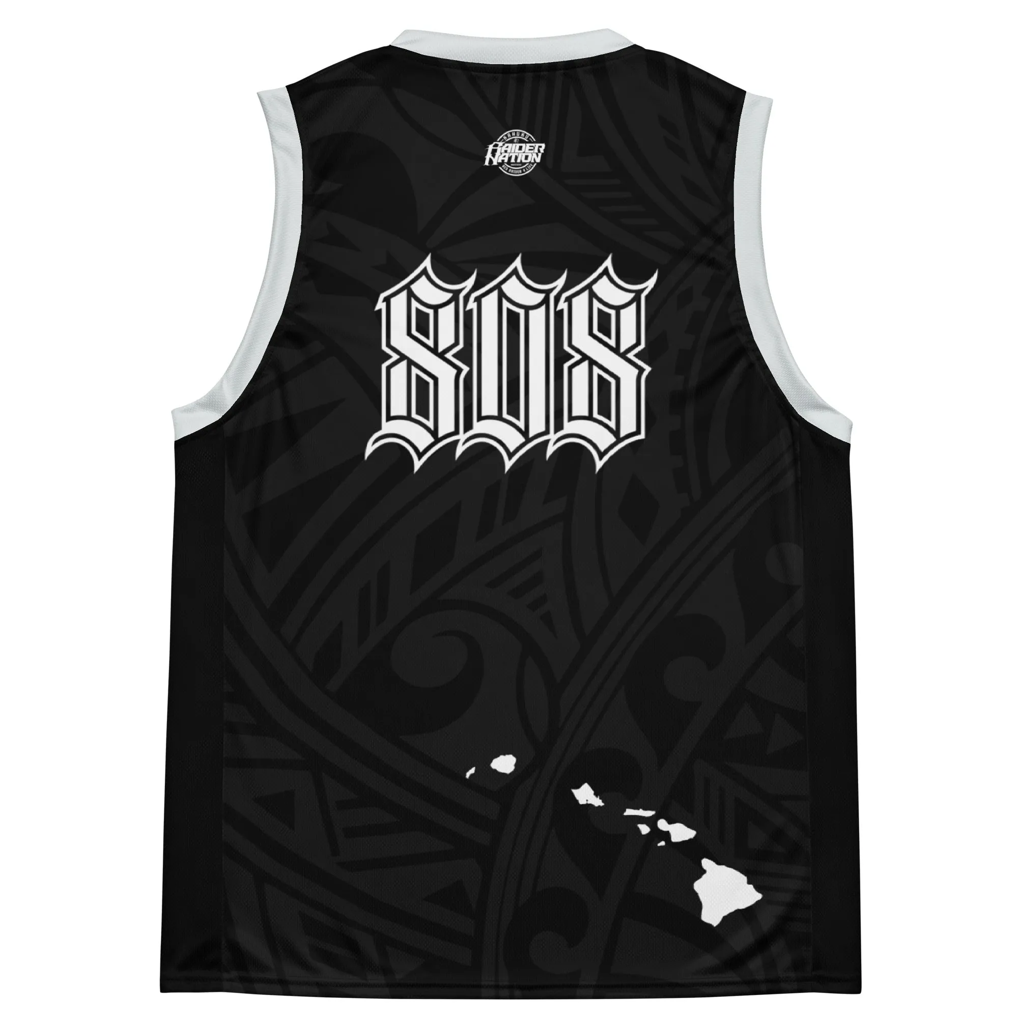 Kahuku Red Raiders 808 Black Basketball Jersey