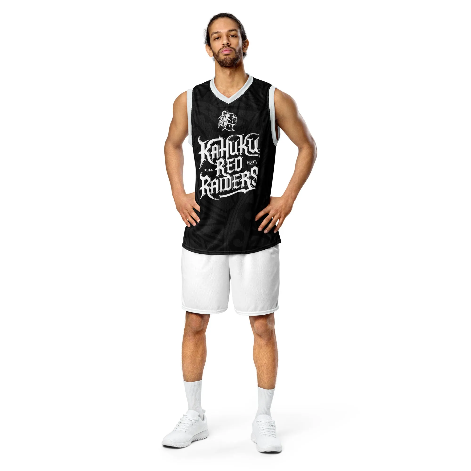 Kahuku Red Raiders 808 Black Basketball Jersey