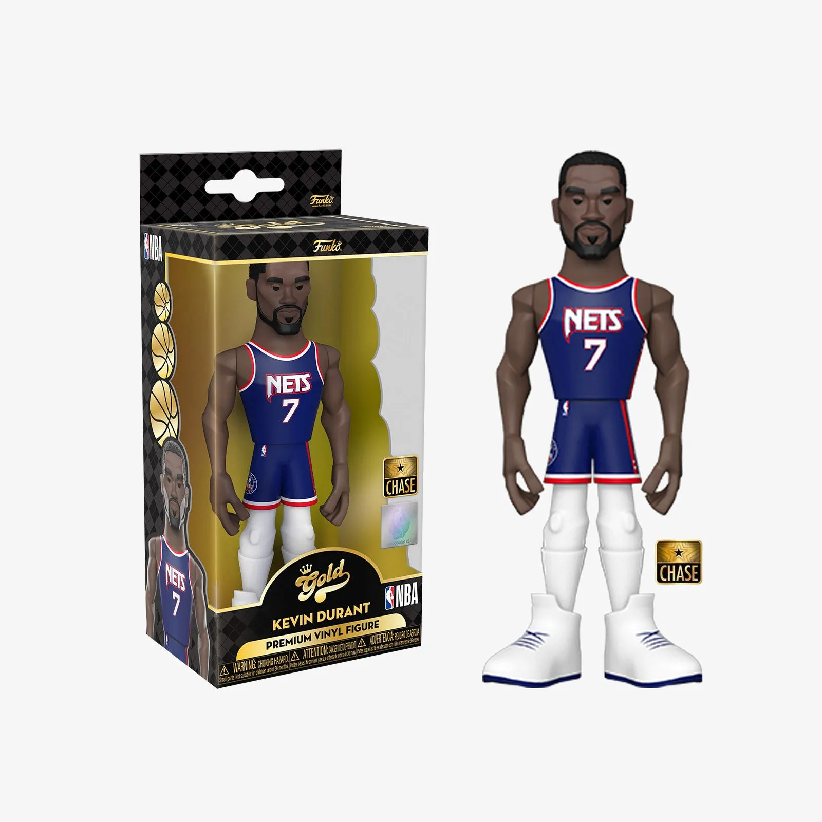 Kevin Durant Brooklyn Nets City Edition Mixtape NBA 5" Vinyl Gold