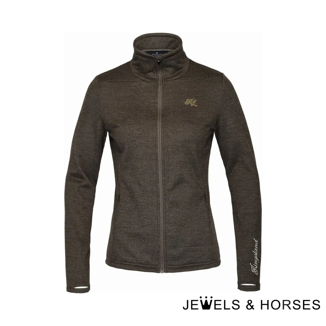Kingsland KLNatka Ladies Fleece Jacket - Brown Granite