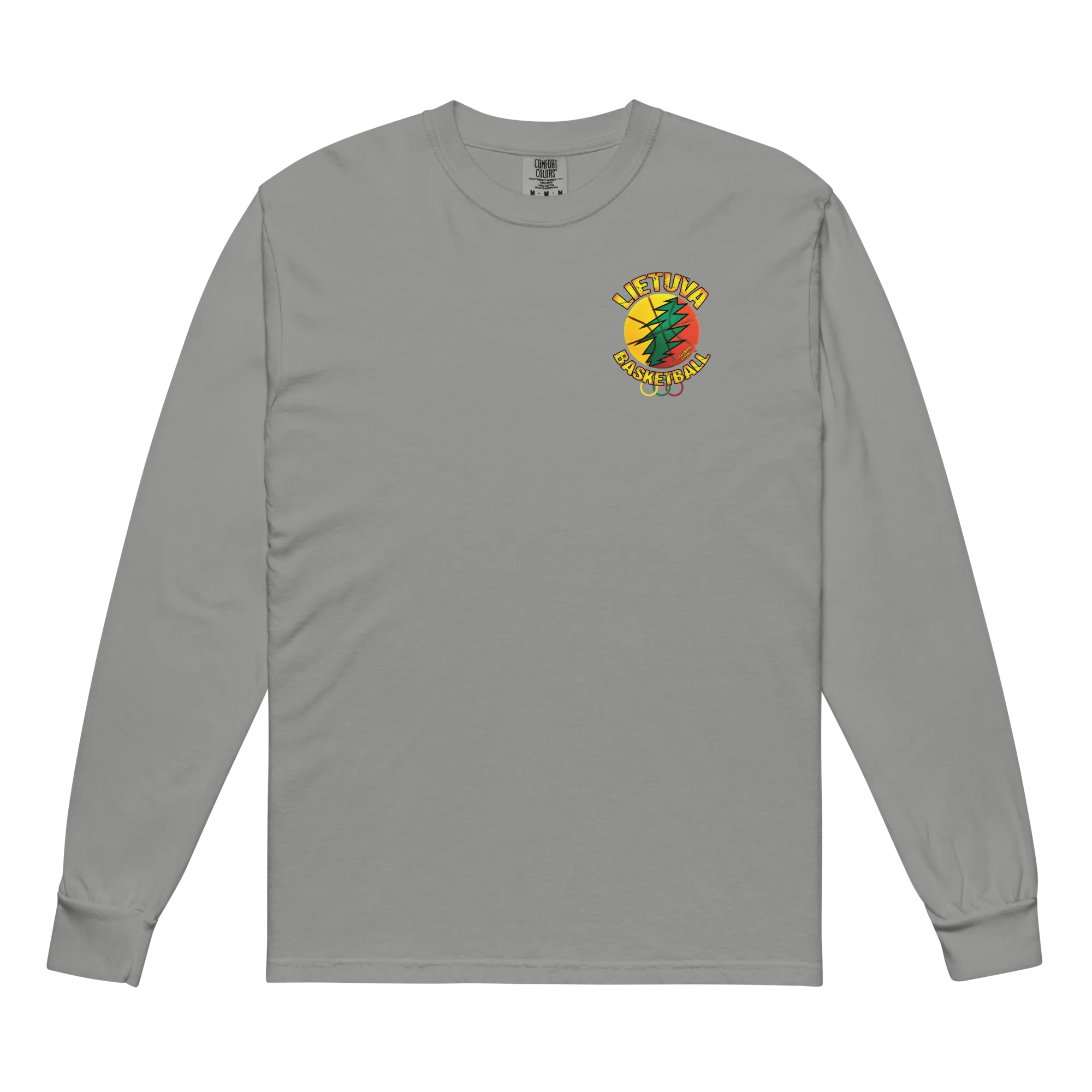 Lietuva Basketball - Men/Women Unisex Soft-Washed Comfort Cotton Long Sleeve T-Shirt