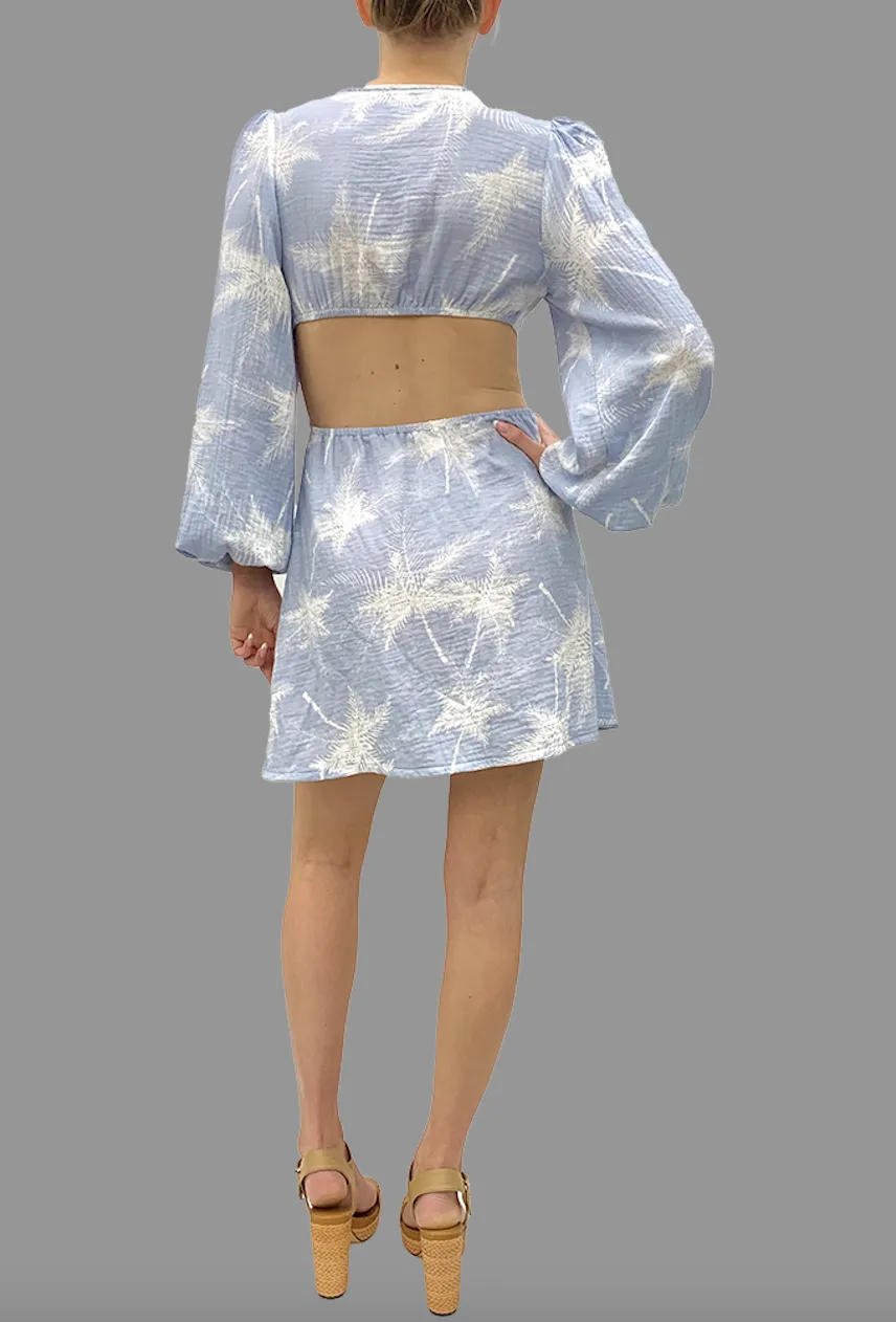 Long Sleeve Cut Out Dress