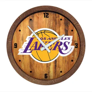 Los Angeles Lakers: "Faux" Barrel Top Clock
