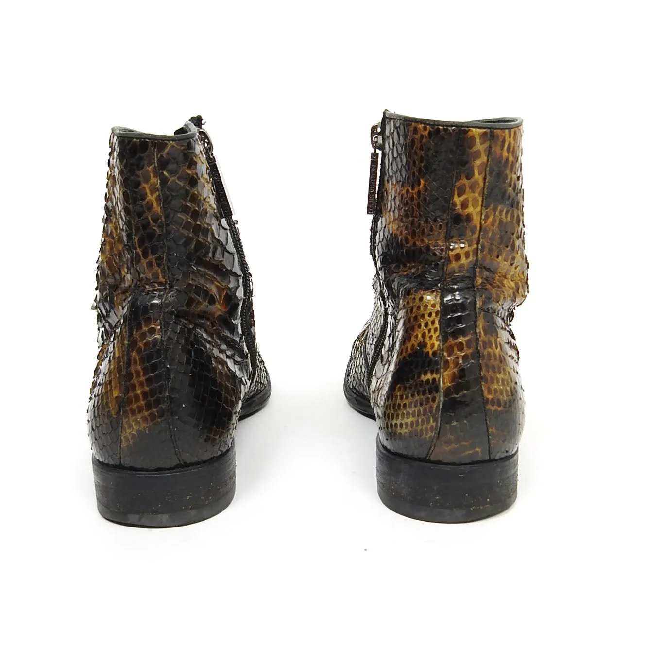 Louis Vuitton Exotic Zip Boots Size US 8.5