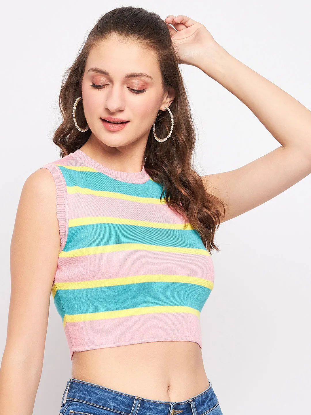 Madame Colourblock Knit Top