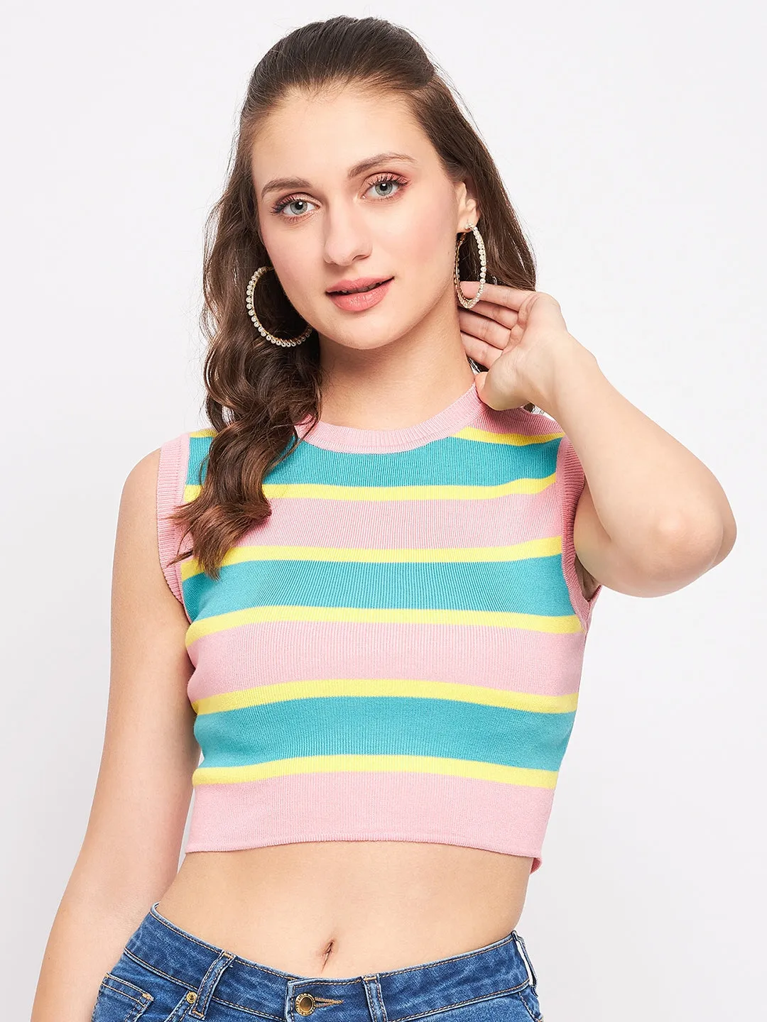 Madame Colourblock Knit Top