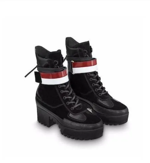 Martin Boots Women 100% real Leather Shoes designer autumn Winter vintage Boots fashion high-heel Ankle Boots botas mujer