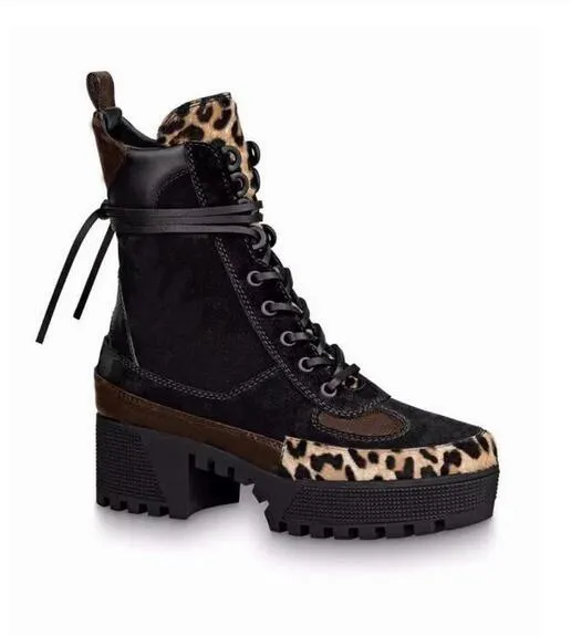 Martin Boots Women 100% real Leather Shoes designer autumn Winter vintage Boots fashion high-heel Ankle Boots botas mujer