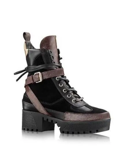 Martin Boots Women 100% real Leather Shoes designer autumn Winter vintage Boots fashion high-heel Ankle Boots botas mujer