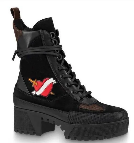 Martin Boots Women 100% real Leather Shoes designer autumn Winter vintage Boots fashion high-heel Ankle Boots botas mujer