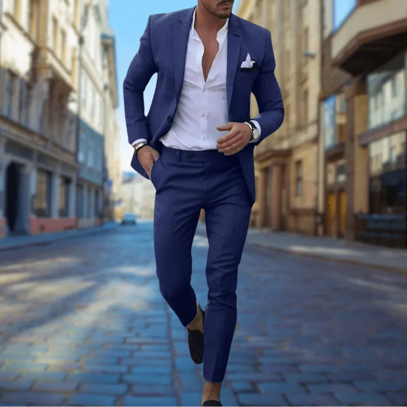 Mason | Slim fit men's summer suit - wedding suit