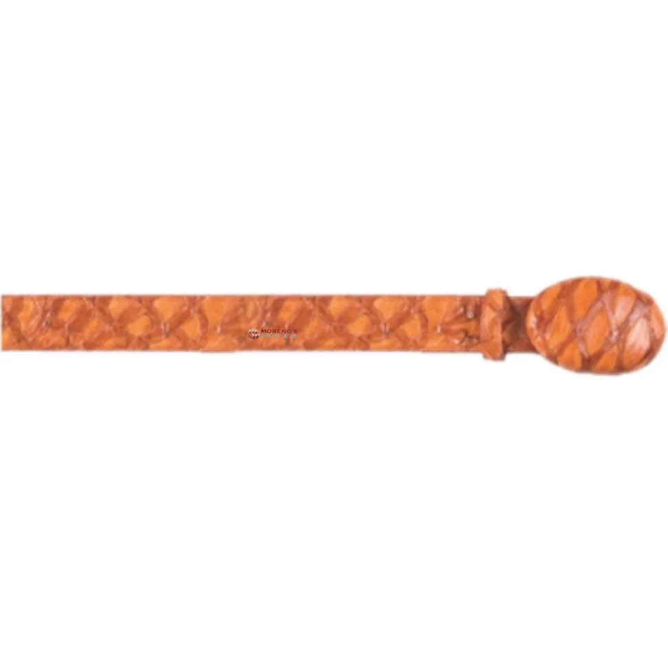 Men’s Los Altos Pirarucu Fish Cowboy Belt Nonadjustable