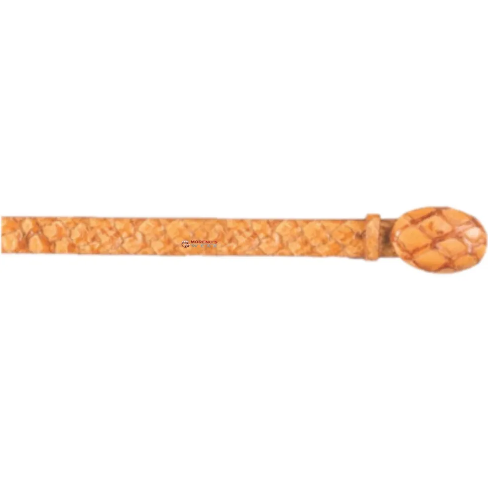 Men’s Los Altos Pirarucu Fish Cowboy Belt Nonadjustable