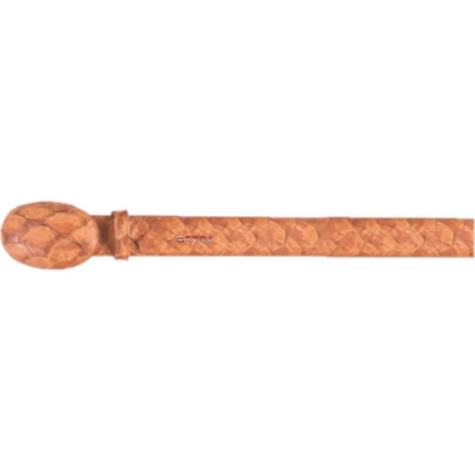Men’s Los Altos Pirarucu Fish Cowboy Belt Nonadjustable