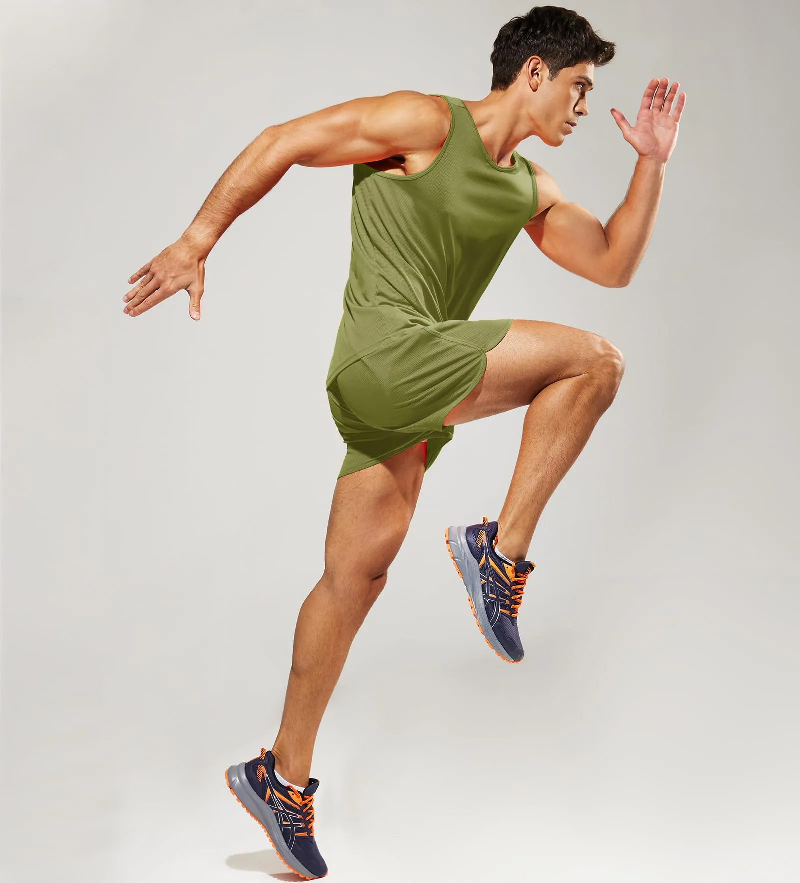 Men's Quick Dry Tank Tops Sleeveless Workout Shirts