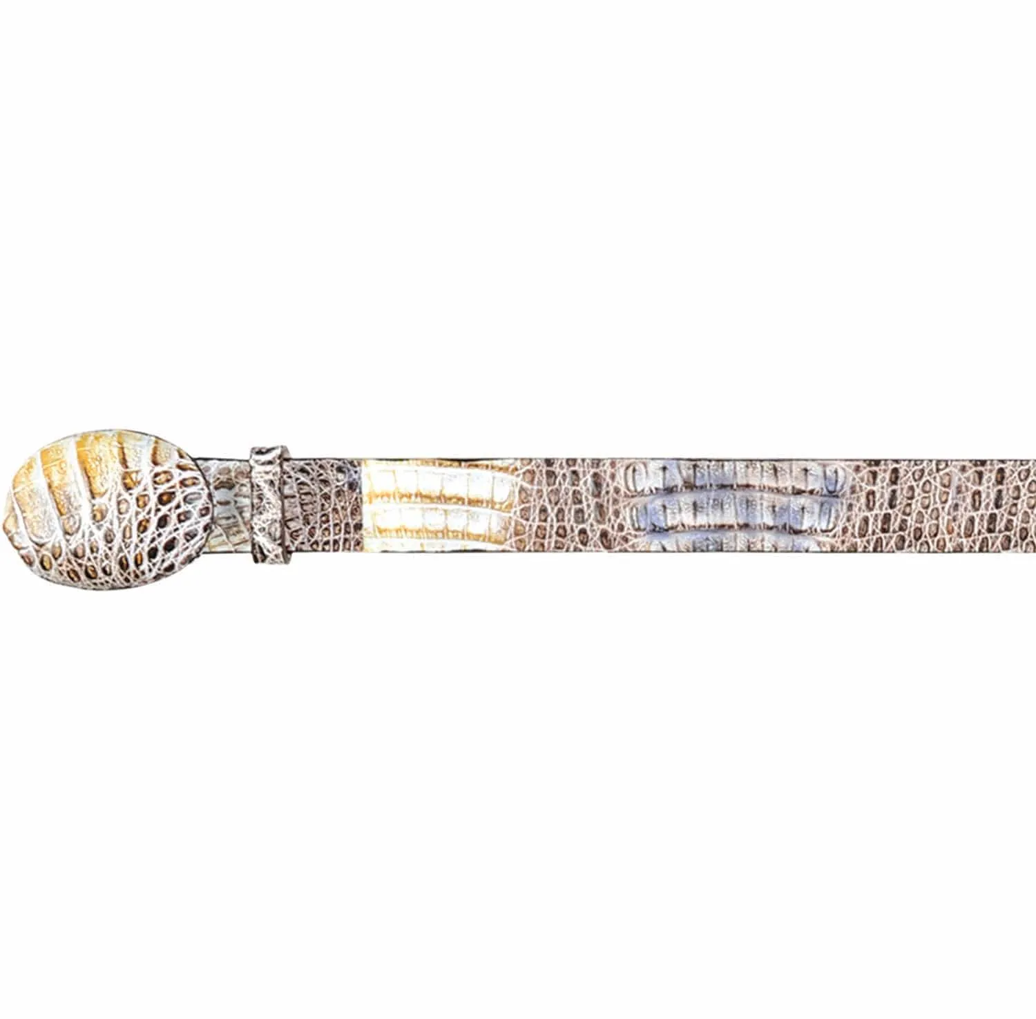 Men's Wild West Caiman Skin Cowboy Belt 2C110249