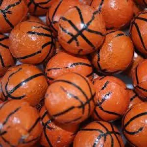 Milk Chocolate Basketballs 5LB Bulk