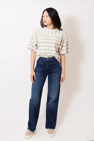 Mother Denim Lil Patch Pocket Rambler Zip Sneak