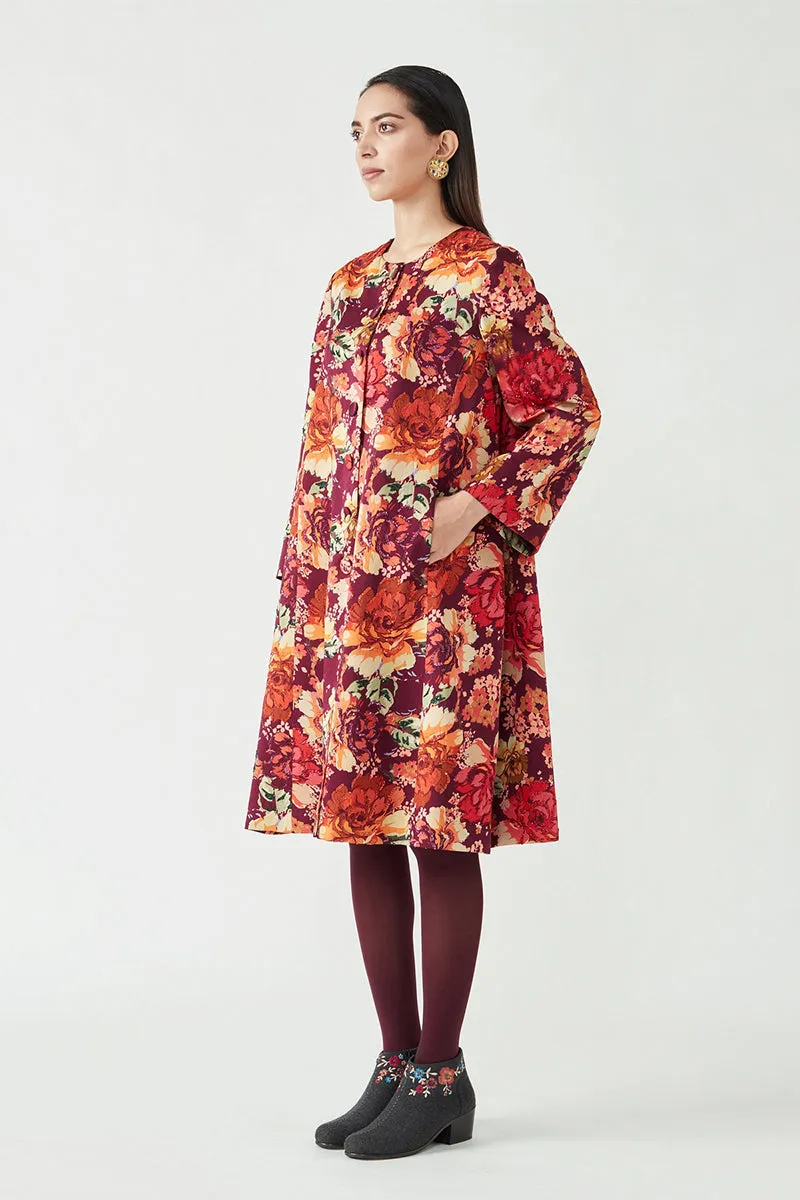 Multicolor Maria Embellished Printed Jacket