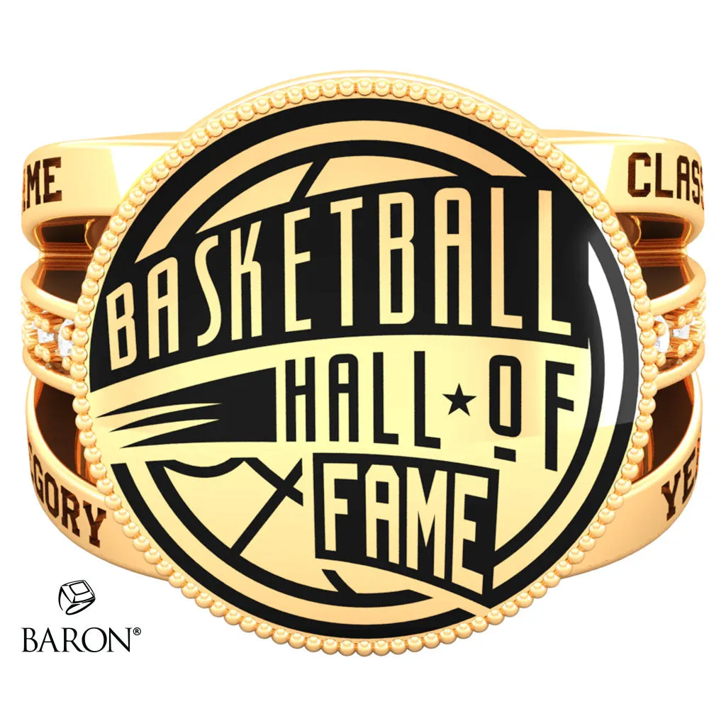 Naismith Basketball Hall of Fame Class of 2022 Friends and Family  Renown Ring - Design 5.1