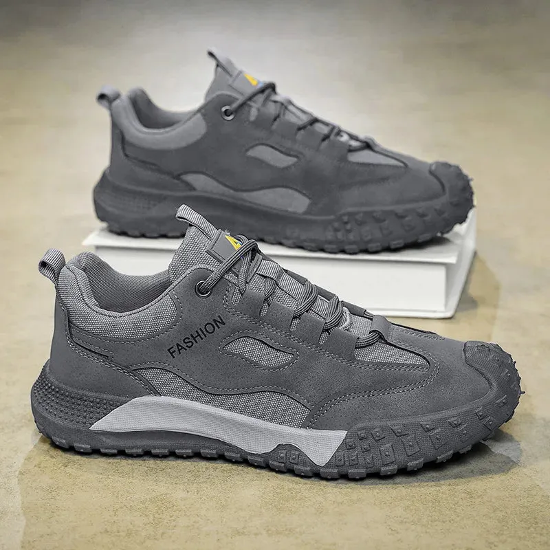New casual sports men's work shoes lightweight breathable non-slip spring and summer comfortable student walking loafers