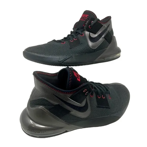 Nike Air Max Impact 2 Mid Sneakers Men's 8 =Wmns 9 1/2 Black 1.1.4.4:J.5.2