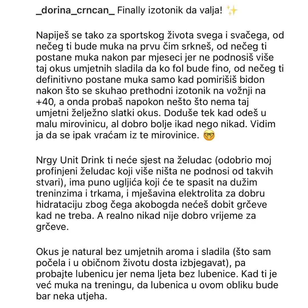 Nrgy Unit Drink (paket jednokratnih vrećica)