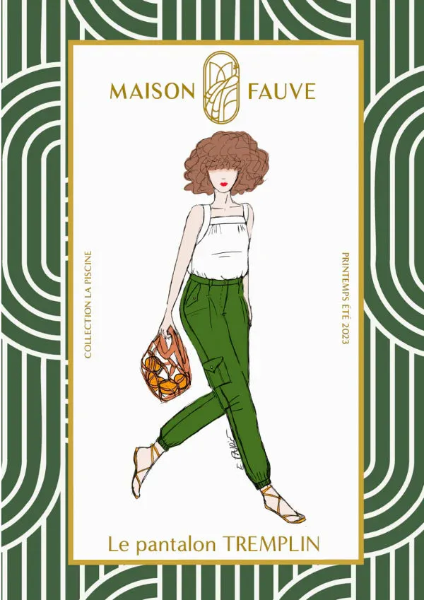Pantalon TREMPLIN Patron de couture Pochette - MAISON FAUVE