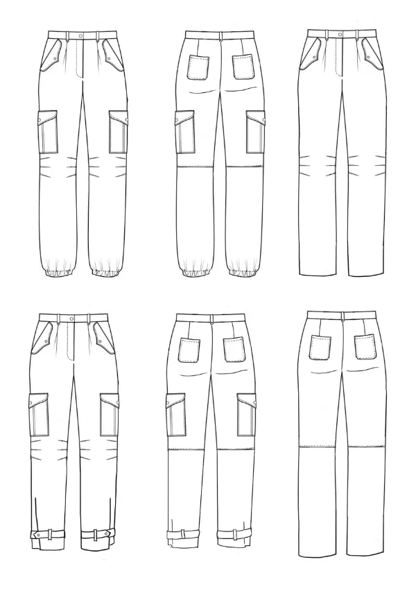 Pantalon TREMPLIN Patron de couture Pochette - MAISON FAUVE