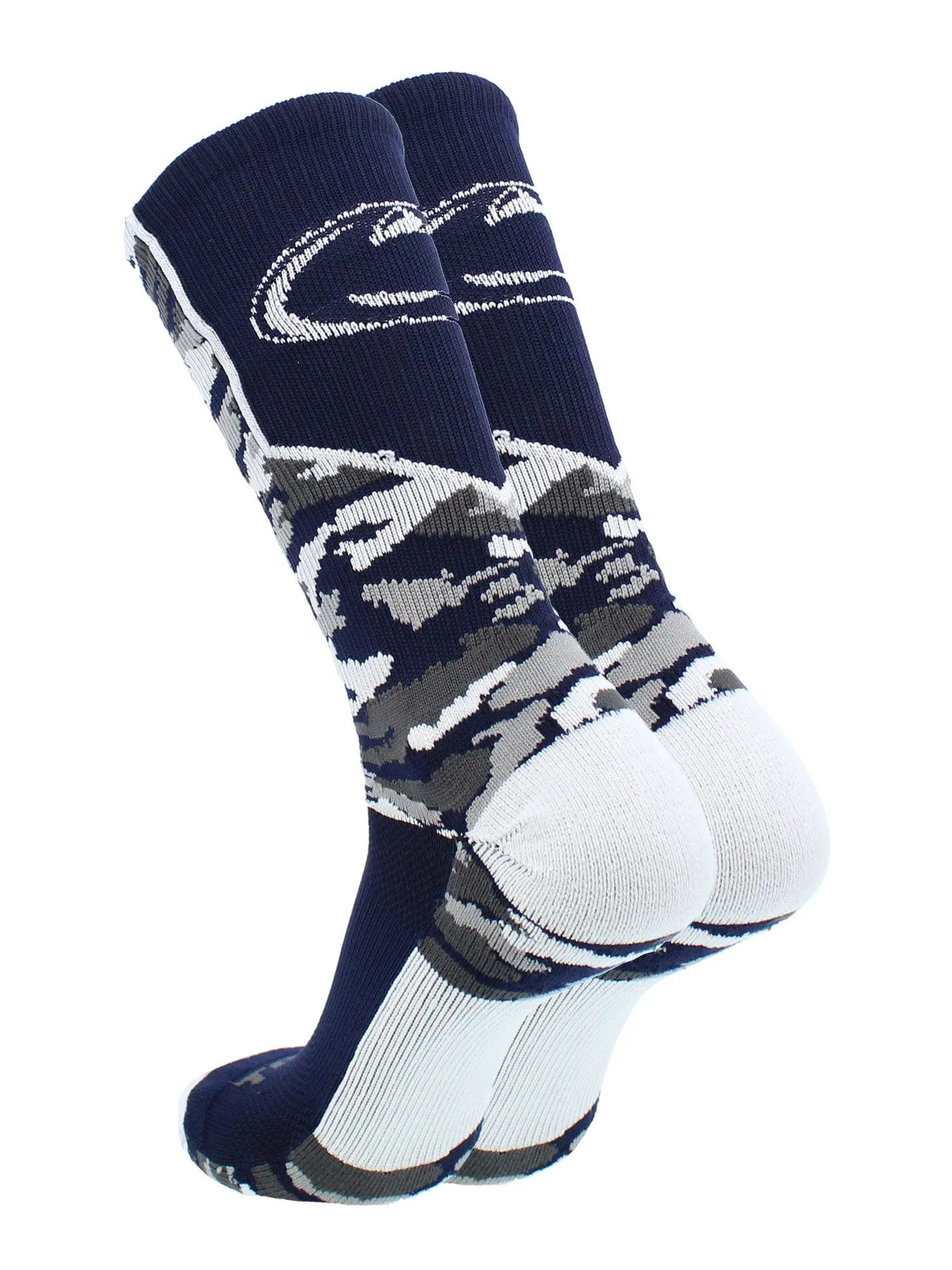 Penn State Nittany Lions Woodland Camo Crew Socks