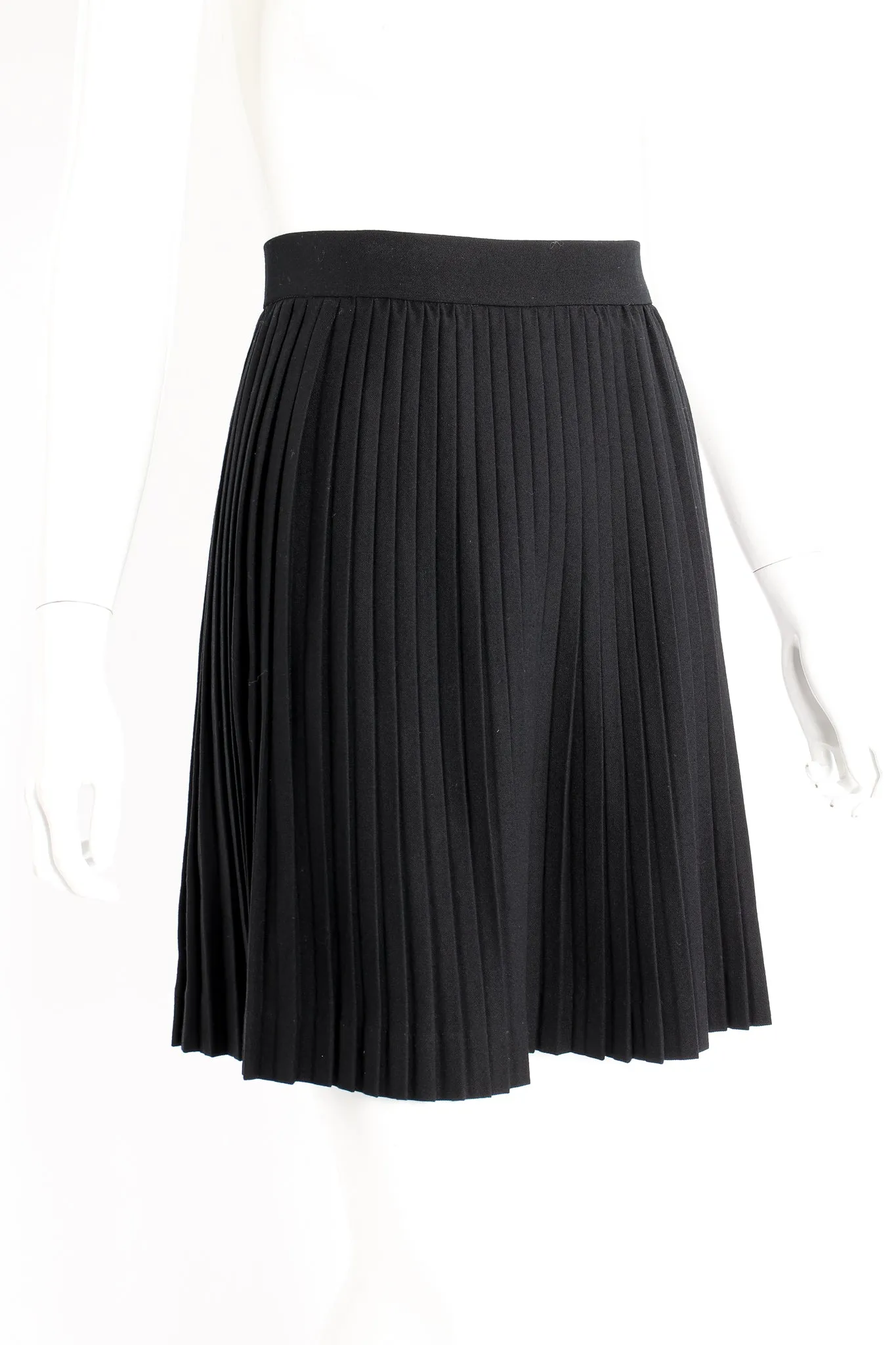 Pleated Tuck Jacket & Skirt Suit