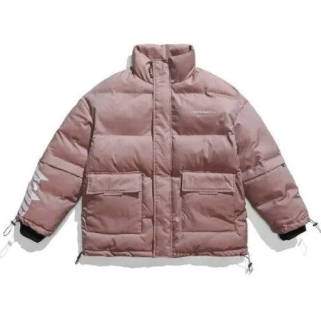 "BJHG" Parka Doudoune Rose Streetwear - URB1™