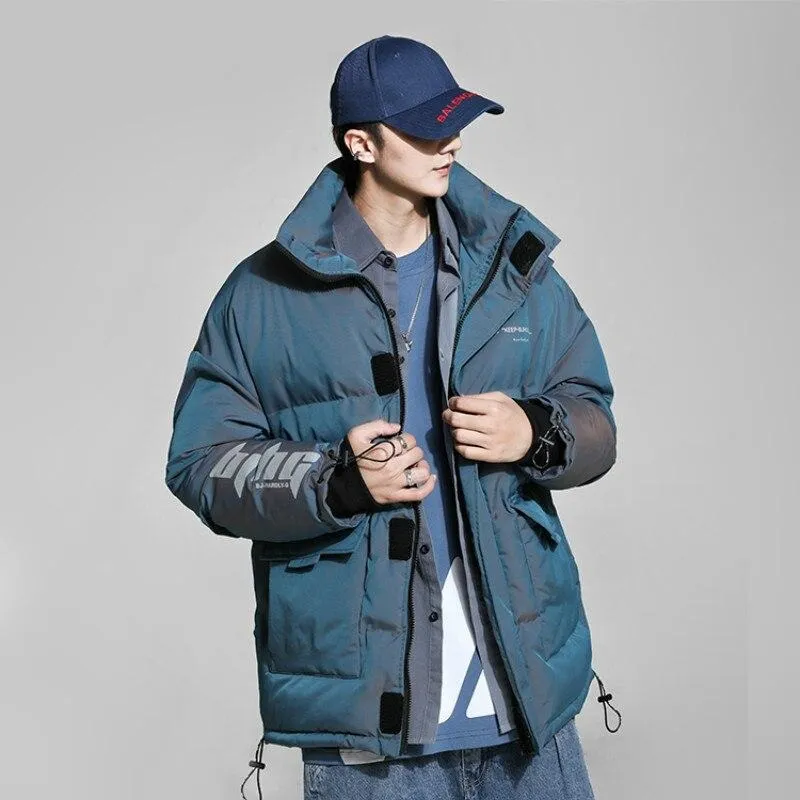 "BJHG" Parka Doudoune Rose Streetwear - URB1™