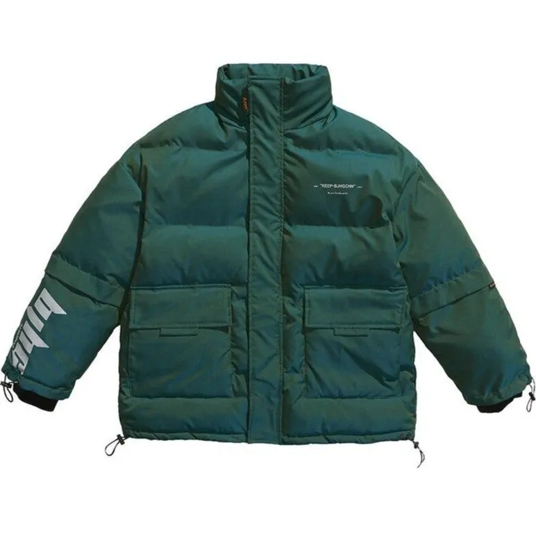 "BJHG" Parka Doudoune Rose Streetwear - URB1™