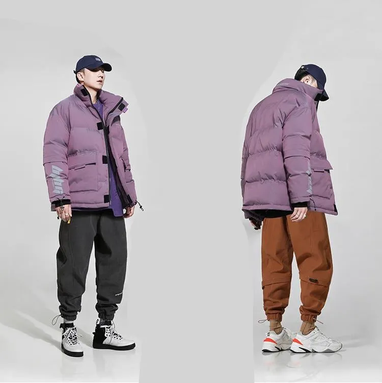 "BJHG" Parka Doudoune Rose Streetwear - URB1™