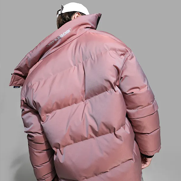 "BJHG" Parka Doudoune Rose Streetwear - URB1™