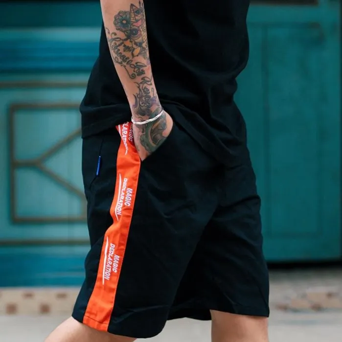 "DECLARATION" SHORT STREETWEAR Bleu Rouge - URB1™
